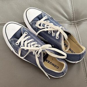 Converse Navy and White Women's Sneakers